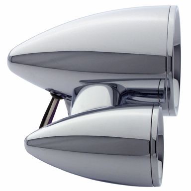 CHROME - LED - CONCOURS Rocket 2" Spot, 1-3/8" Turn & Mount - FLTR '05-'13 (pair)
